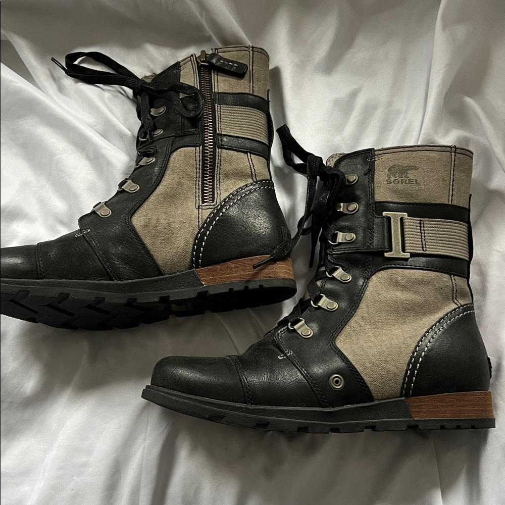Sorel Women's Major Carly Snow Boot Wet Sand 8 - Picture 3 of 7